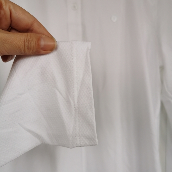 Lululemon Quick-Dry Long-Sleeve Polo ShirtStraight Hem size M - Picture 10 of 12